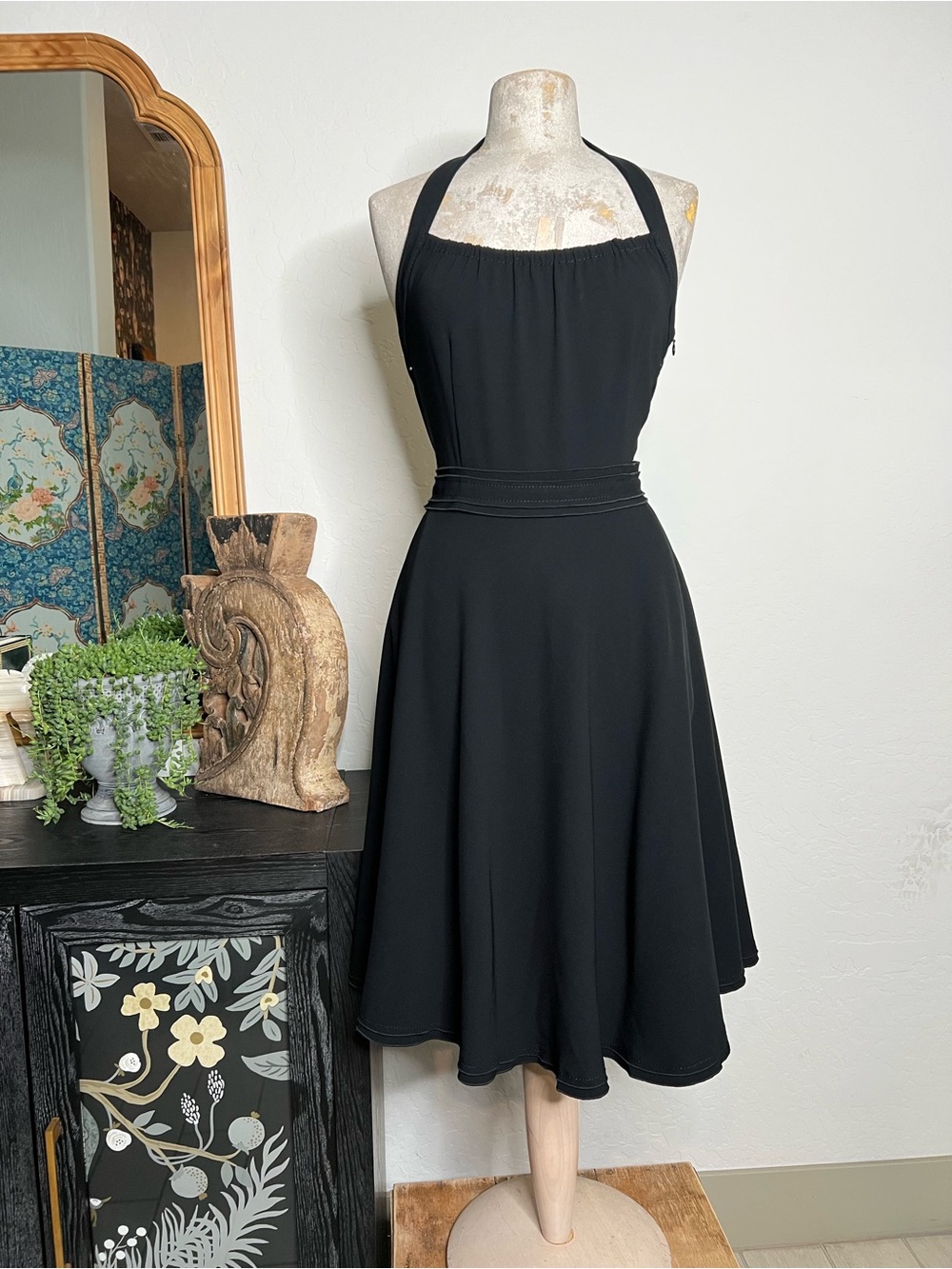 Moschino Cheapandchic Black Halter Dress (Item #100)